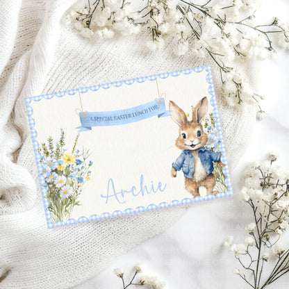 Personalised Easter Bunny Placemat