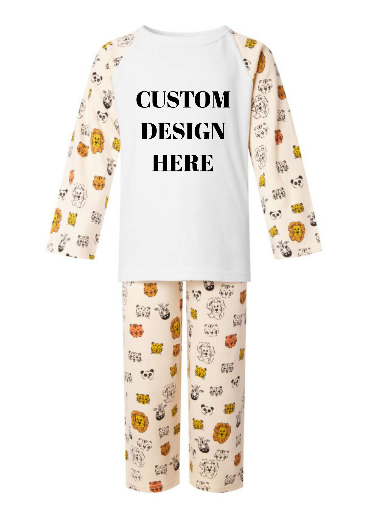Custom Design Personalised Safari Pyjamas
