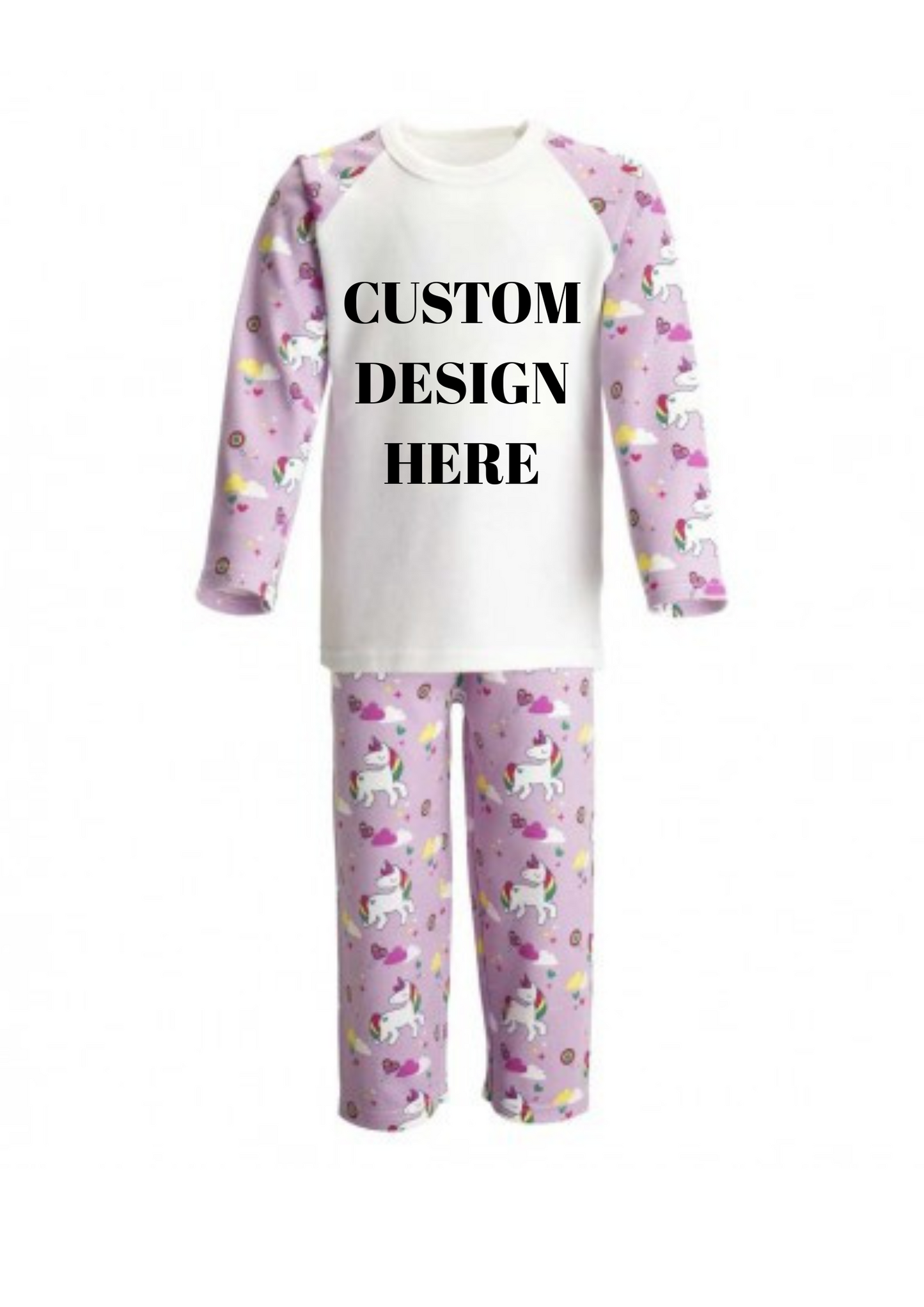 Custom Design Personalised Unicorn Pyjamas