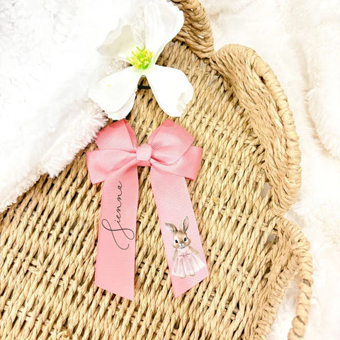 Personalised Easter Hair Bows
