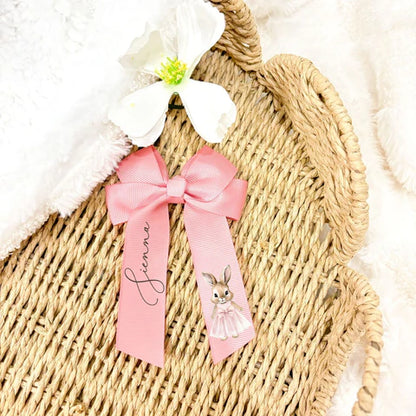 Personalised Easter Hair Bows