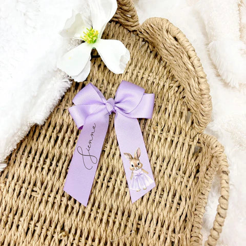 Personalised Easter Hair Bows