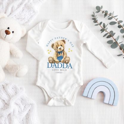 Personalised Fathers Day Dadda Bear Vest/T-shirt
