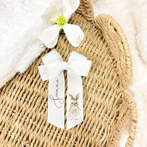 Personalised Easter Hair Bows