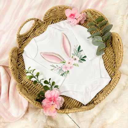 Easter Bunny Ears Baby Vest