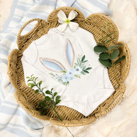 Easter Bunny Ears Baby Vest