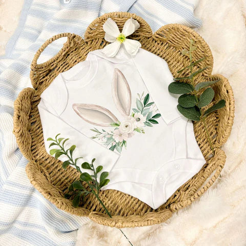 Easter Bunny Ears Baby Vest