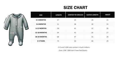 Personalised Embroidered Easter Bunny Ears Initial Letter Zip Sleepsuit